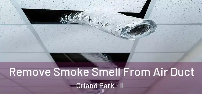 Remove Smoke Smell From Air Duct Orland Park - IL